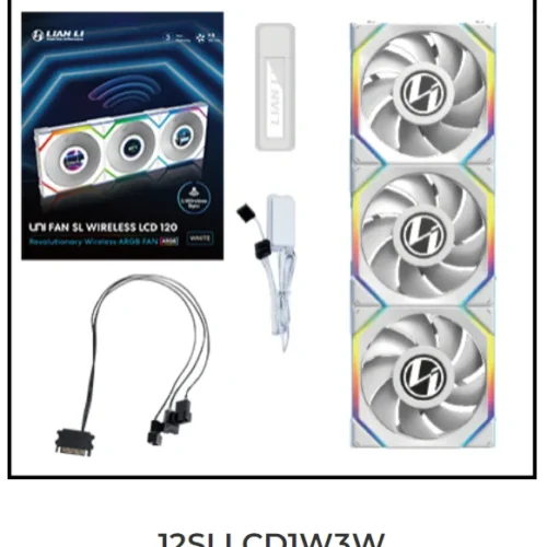 LIAN LI UNI FAN SL Wireless 120 Single Pack , Reverse Blade Triple Pack, LCD 120 Single Pack, Case fan, water cooled fan