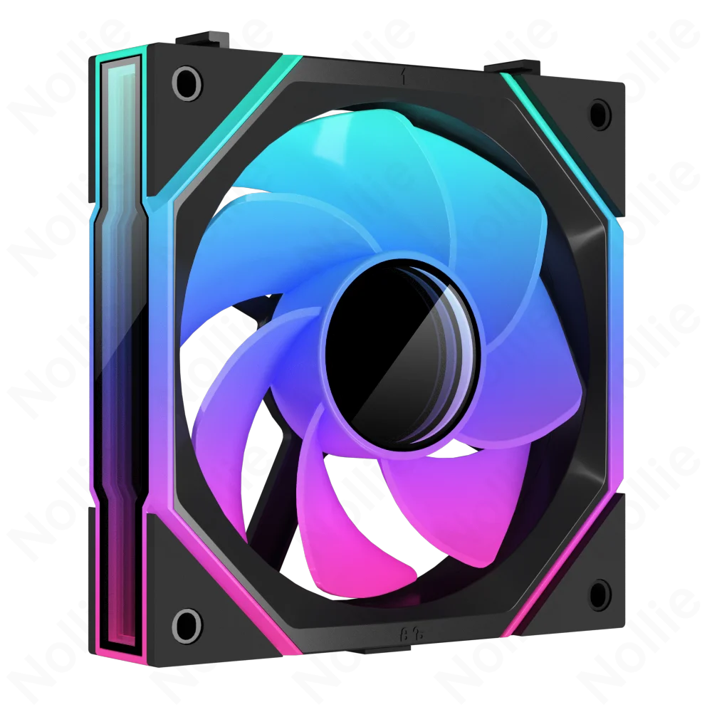 Nollie FAN GC120 ARGB Cooling Fan Modular Stackable Splicing PWM Silent 120mm RGB Fans