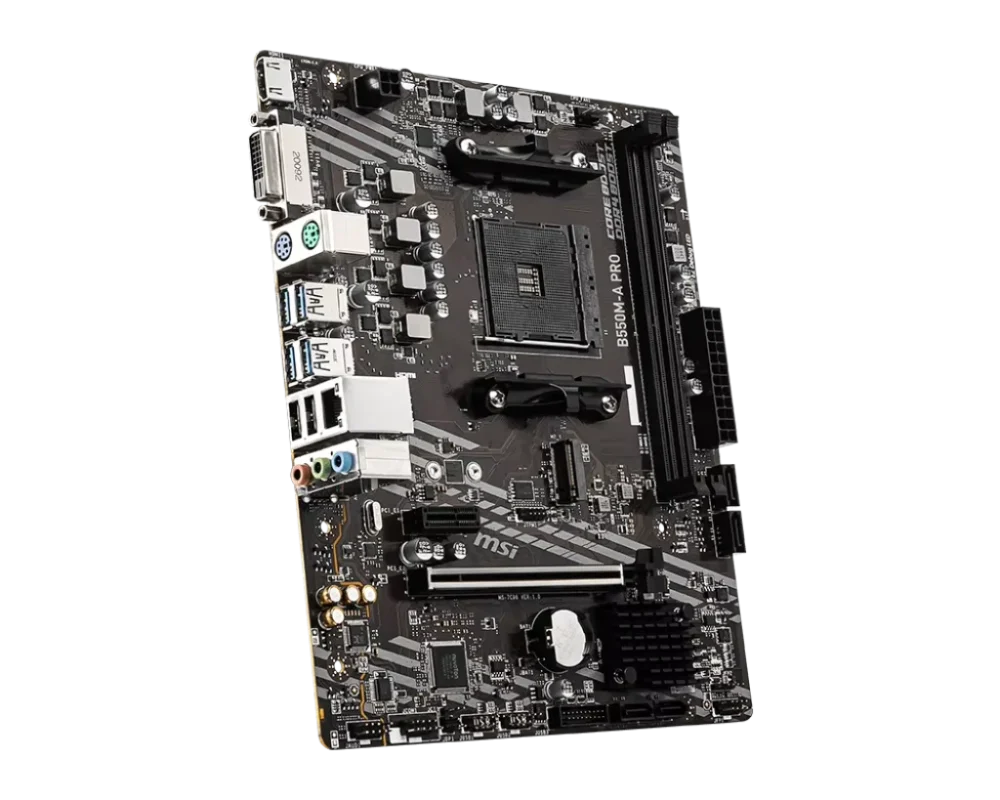 MSI B550M-A PRO AMD Gaming Motherboard AM4 DDR4 M.2 Supports Ryzen CPU R3 R5 R7 5000&3000 Series Desktop Computer Mainboard