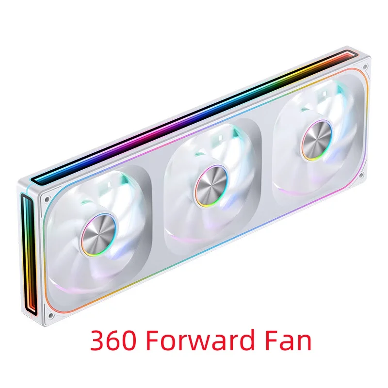 JONSBO ZA-120/240/360 Computer Case Fan 12CM 5V ARGB 120mm Monolithic Structure Water-Cooled Fan  PWM Forward/Reverse Fan Kits