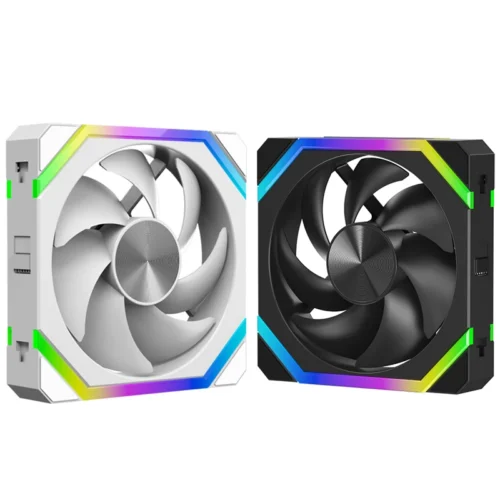 JUMPEAK CS120 ARGB Cooling Fan 360mm Modular Stackable Splicing PWM Silent 120mm RGB Fans Kit For Gaming PC Case Water Cooler