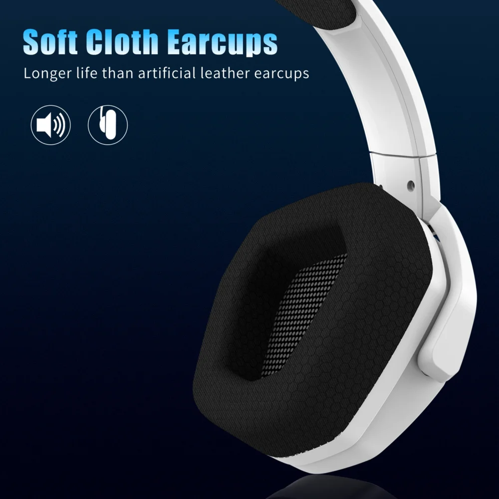 NUBWO G06 2.4G Dual Wireless Gaming Headset 5ms Low Latency 7.1 Surround ENC Mic For PC PS4 PS5 Gaming Bluetooth Headphones