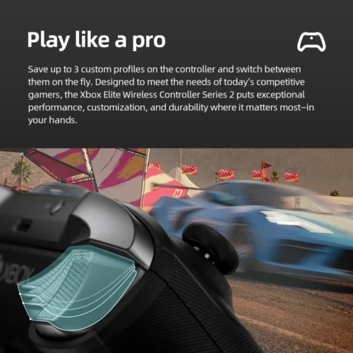 Microsoft Xbox Black Elite Wireless Controller Series 2  for Xbox Series S Xbox Series X XSS XSX 100%  Orginal 