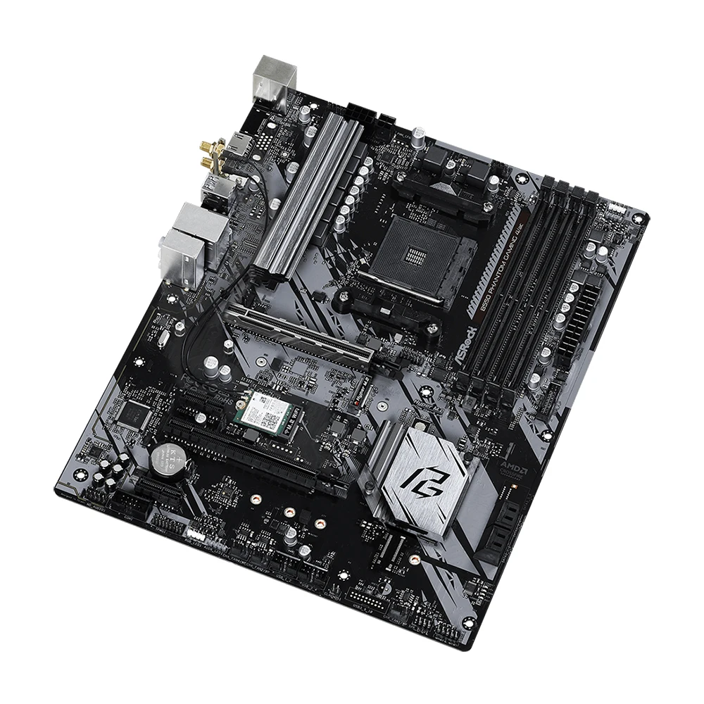 ASROCK B550 PHANTOM GAMING 4/AC AMD B550 Motherboard ATX For Socket AM4 AMD Ryzen 5600X 5800X 5900X 3600 DDR4 PCIe 4.0 M.2 PCI-E