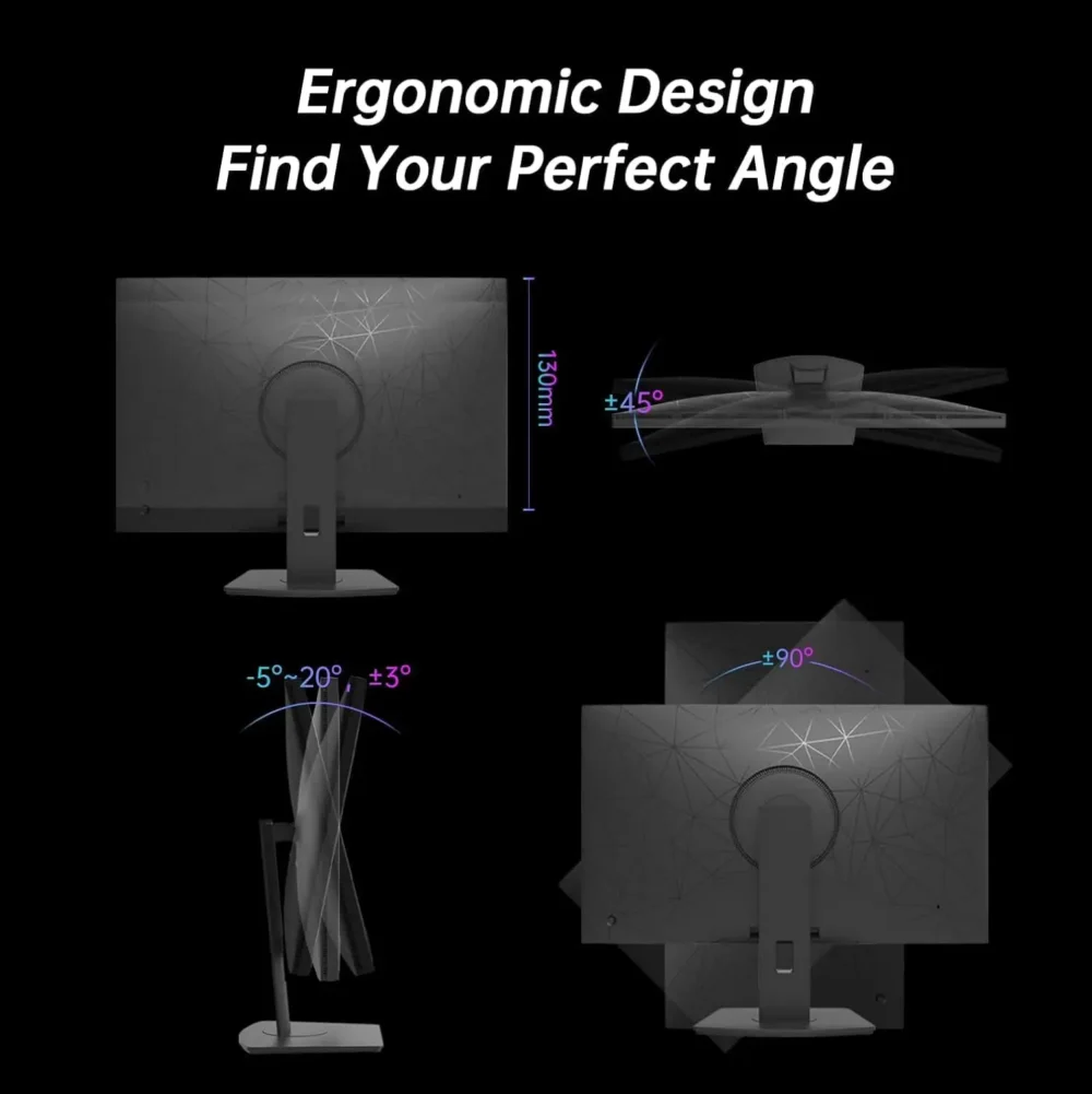 KTC 32 Inch 4K Mini LED Monitor, Fast IPS, HDR1000 144Hz 1ms MPRT Gaming Monitor,Type-C 45W