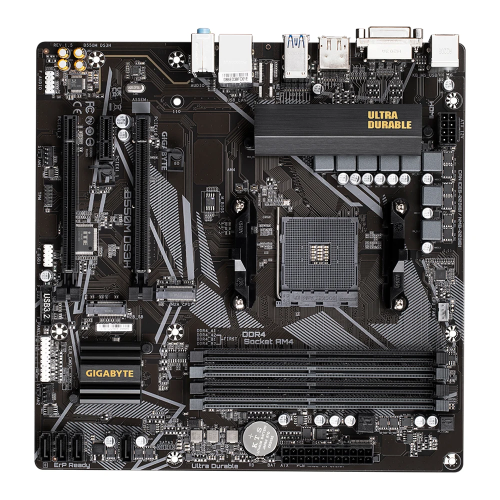 GIGABYTE B550M DS3H AM4 motherboard AMD B550 CPU compatible Ryzen 5 5600G/5600X 7 5700G/7 5800X 3 4350G ram ddr4 SATA Micro ATX