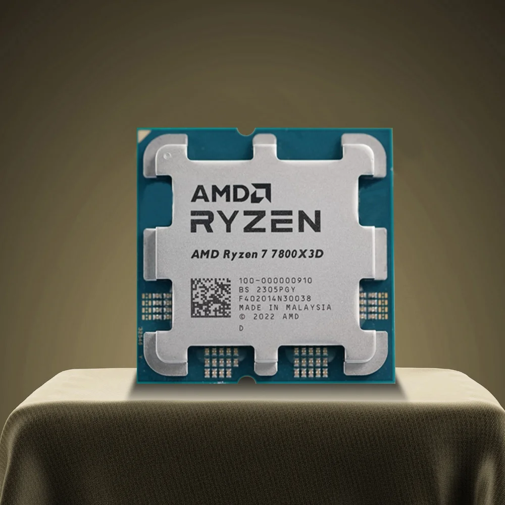 AMD Ryzen 7 7800X3D Gaming CPU - 8C/16T up to 5.0GHz, 104MB Cache (96MB 3D V-Cache), Socket AM5 -Tray Processor - No Cooler