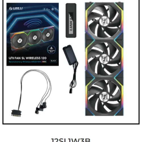 LIAN LI UNI FAN SL Wireless 120 Single Pack , Reverse Blade Triple Pack, LCD 120 Single Pack, Case fan, water cooled fan