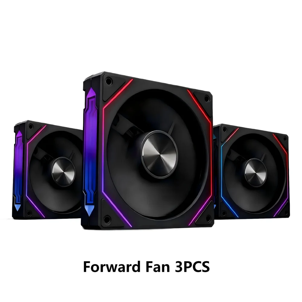 LDPCSJ Prism 5 pro 120mm RGB Fan ARGB PC Case Ventiladores 4PIN PWM 5V-3PIN CPU Water Cooler Gaming PC Cooling Kit RGB Fans