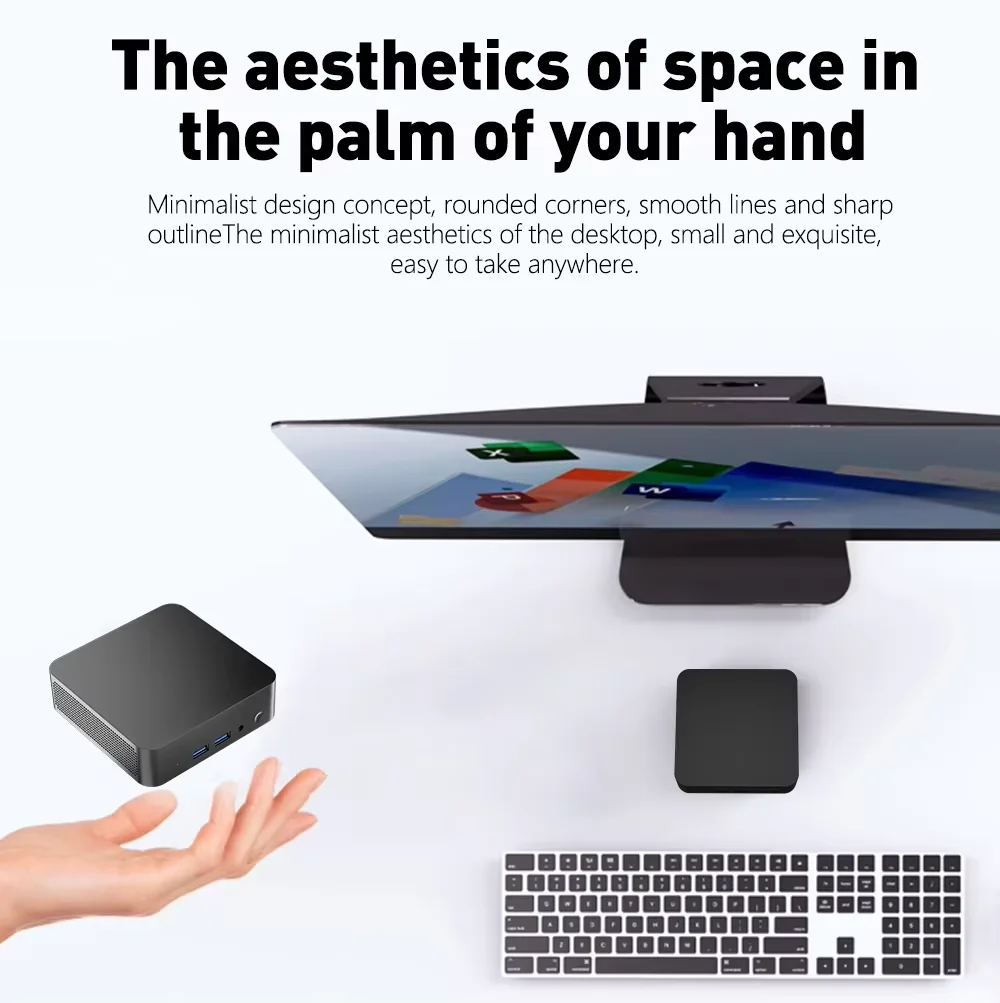 Brand New Mini PC Intel Core i9-8950HK 16GB RAM 1/2TB SSD Bluetooth 5.2 WiFi6 1000M Ethernet Windows 11 Gaming Office PC