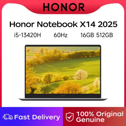 Honor Laptop X14 Combat Edition 2025 14-inch 13th Gen Core i5 13420H 16GB 512GB/1TB/2TB 60Hz IPS Screen Thin & Light Laptop
