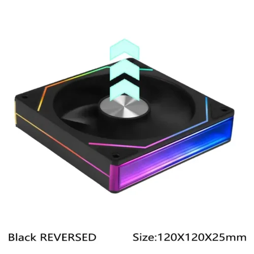 UPSIREN UF-3 Prism 7 PRO Computer Case Cooling Fan,Double-sided full lens,12CM ARGB motherboard synchronization，CD pattern axis