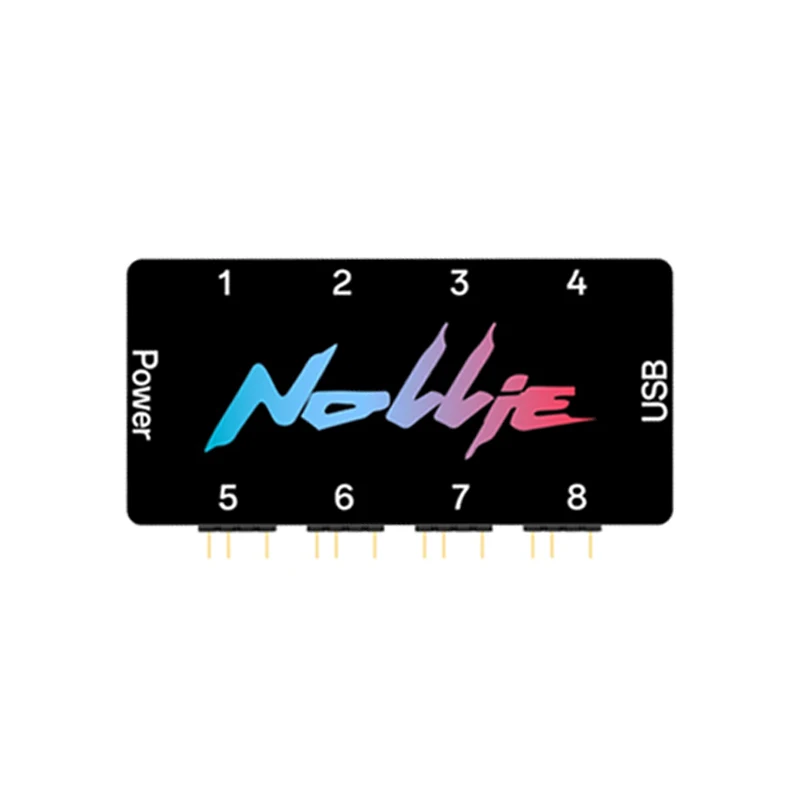 Nollie RGB Asynchronous Controller HUB 8/16 Ways Addressable ARGB Splitter Support Software Signal-RGB/OpenRGB Management