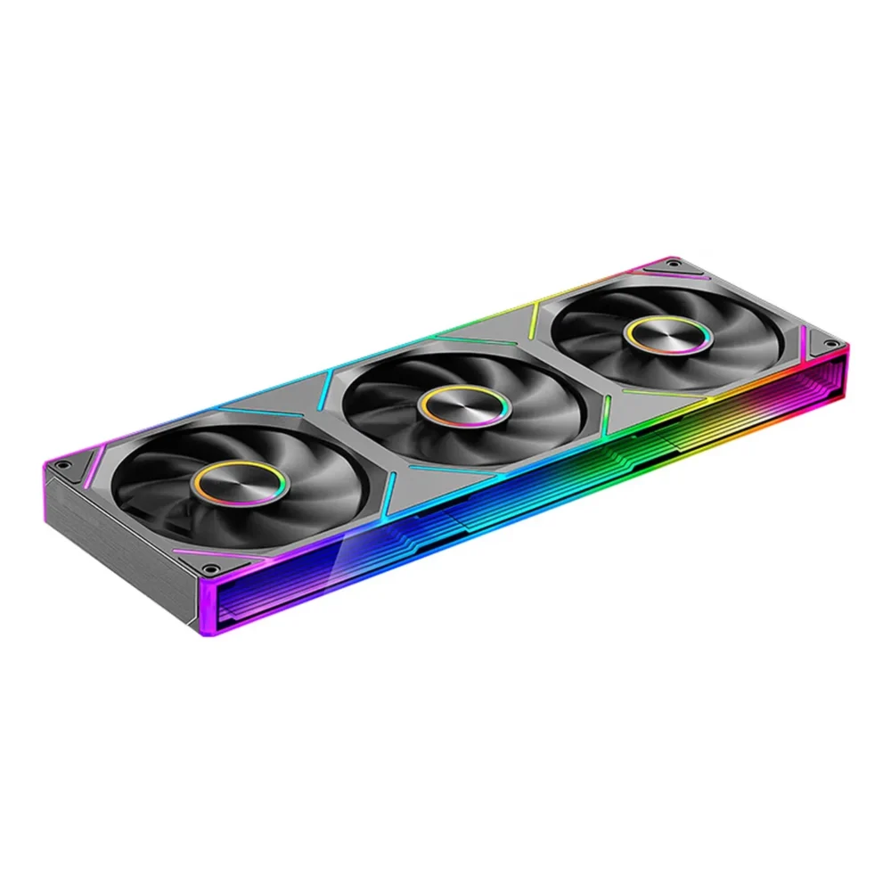 WJCOOLMAN StarLink Integrated Fan 120mm ARGB Infinite Mirror Divine Light Synchronous PWM Speed Control Computer Silent Case Fan