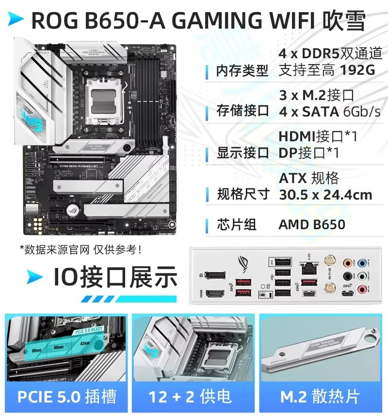 AMD Ryzen R7 7800X3D/R7 9800X3D Edition U Set B650/X670ROG Snowboard U Set