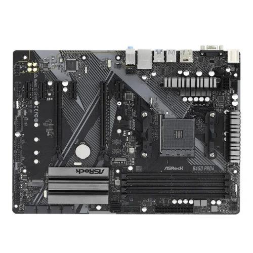 b450 AM4 placa mãe B450 Pro4 R2.0 motherboard CPU Support Ryzen 5 5600 7 5700X 5800X 9 5900X memória ramDDR4 128GB Ultra M.2 ATX