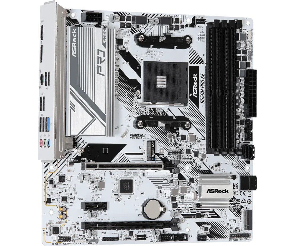 ASROCK B550M PRO SE Motherboard AM4 AMD PRO 128GB DDR4 M.2 support Ryzen 5800 3400 3700 5600 5500 cpu Micro ATX
