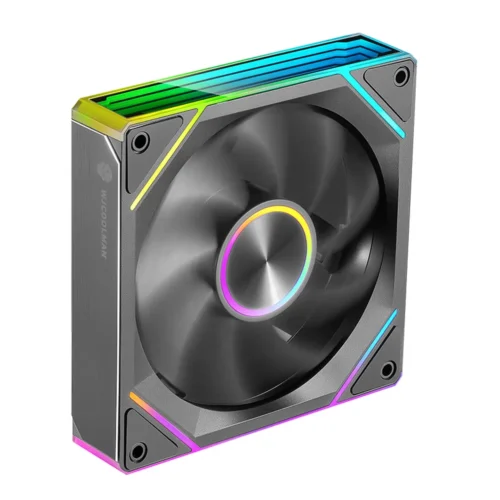 WJCOOLMAN StarLink Integrated Fan 120mm ARGB Infinite Mirror Divine Light Synchronous PWM Speed Control Computer Silent Case Fan