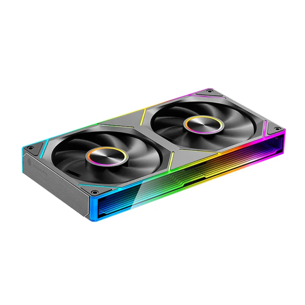 WJCOOLMAN StarLink Integrated Fan 120mm ARGB Infinite Mirror Divine Light Synchronous PWM Speed Control Computer Silent Case Fan