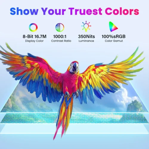 UPERFECT 18 Inch 4K Portable Monitor IPS Display 3840x2160 External Second Gaming Screen For Gaming Laptop PS4 Switch Mini PC