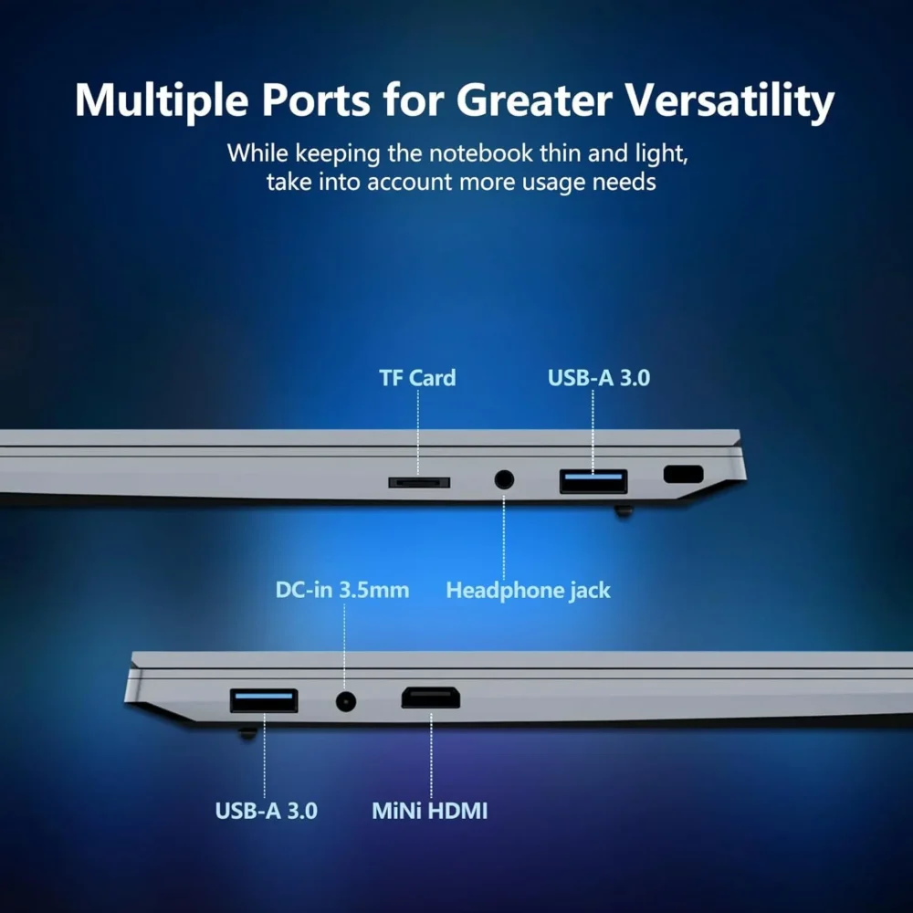 New Office Laptop Intel Core i9 9900 15.6 inch 4K HD Screen Windows 11 16GB RAM 1TB SSD Portable Slim Laptops PC Gamer Computer