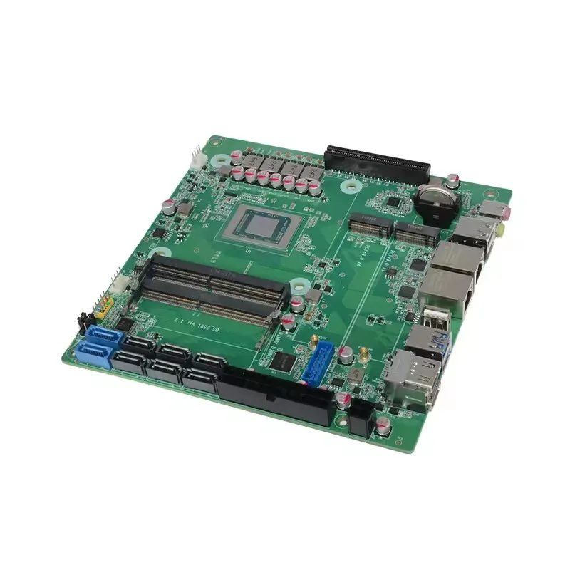 Topton AMD Ryzen 7 5800H 5825U 8-Bay NAS Firewall Motherboard 2*NVMe 8*SATA 2*2.5G LAN 2*DDR4 1*8XPCIE3.0 Gaming ITX Mainboard