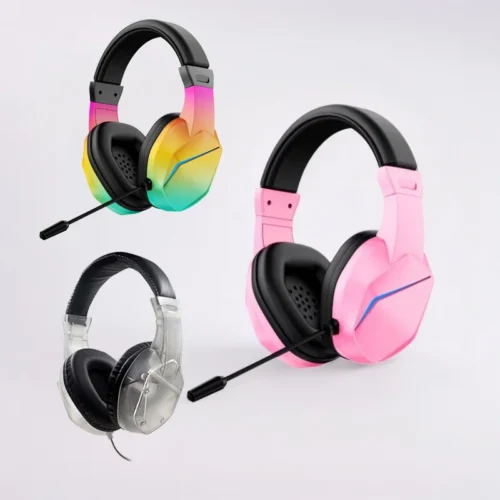 Wired Gaming Headset Microphone Boom Free Calling For Listening To Music And Playing Games Wired Earphone Headset