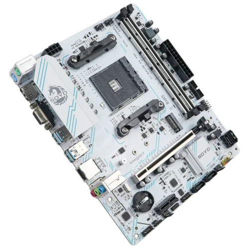SOYO AMD B450M Game Motherboard DDR4 Memory AM4 M.2 NVME Desktop Computer components CPU PCIE3.0 X16 SATA3.0 8PIN USB HDMI VGA