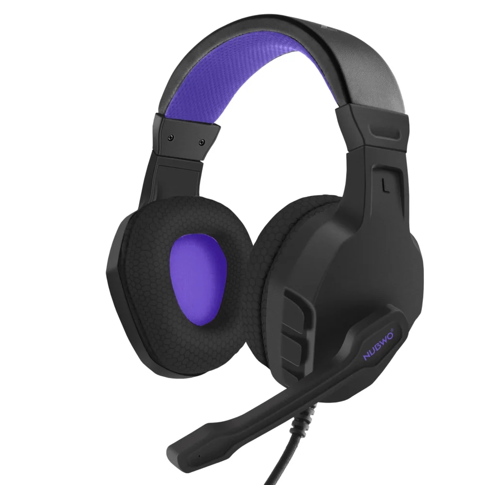 NUBWO U3 Gaming Headset with Mic Safe Volume Limited Kids Headphones for Switch 3.5mm Jack for NS,PS4,PS5,Xbox,Tablet,iPad
