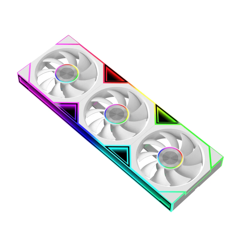 ICE Whale WZ-120/240/360 PC Case Fan  ARGB Motherboard Sync combination structure Cold Exhaust Cooling Fan ventilador
