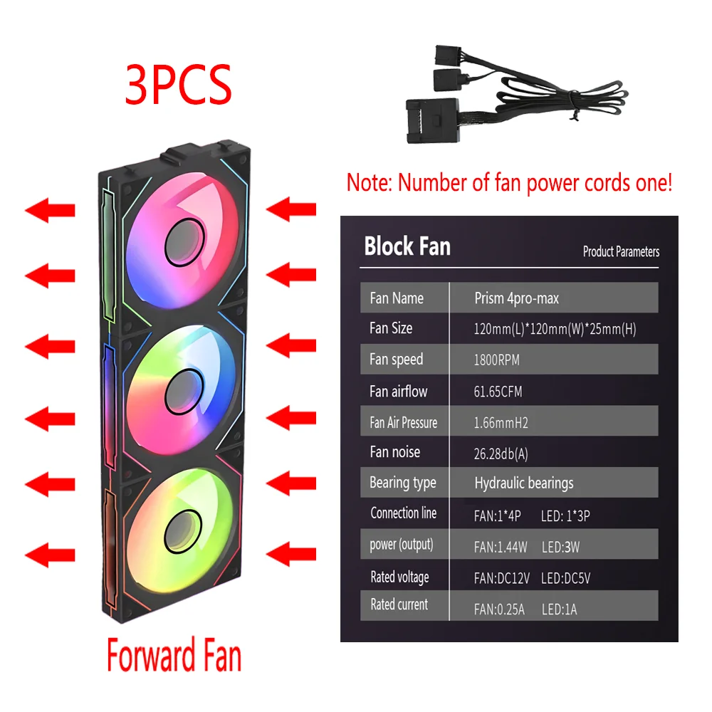 Magic Building Block chassis fan computer cooling fan modular wireless fan 120mm shell cooling fan ARGB ventiladores para pc