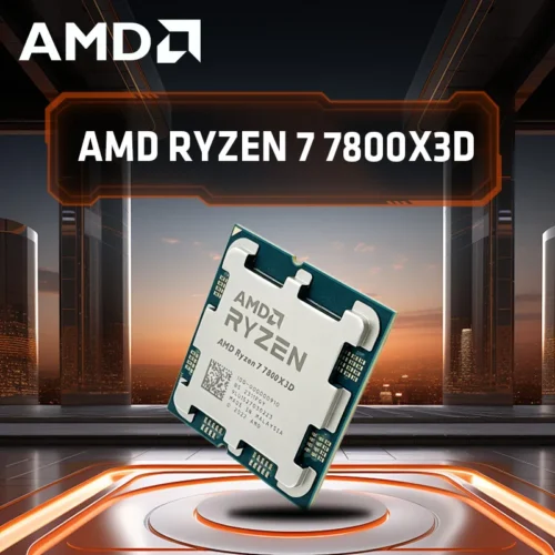 AMD Ryzen 7 7800X3D: 8-Core Gaming Dominator | 96MB 3D Cache | 5.0GHz AM5 CPU -pc gaming  (Cooler Not Provided)
