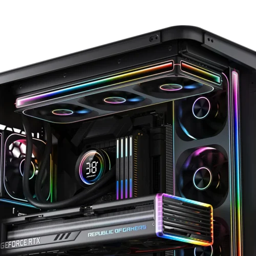 JONSBO ZA-120/240/360 Case Cooling Fan ARGB 12cm Connected Building Block Fan PWM Silent Chassis Fan