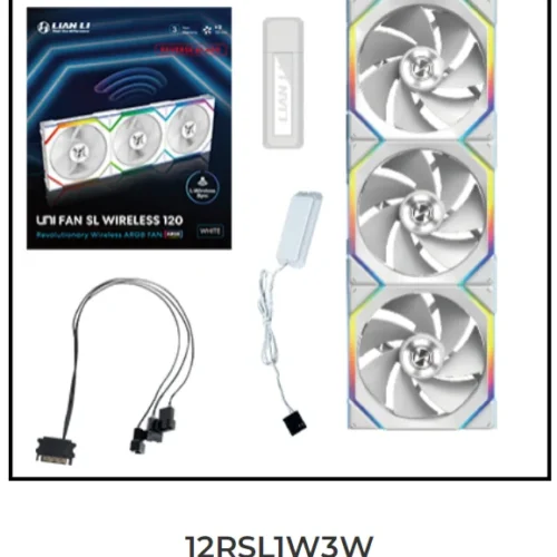LIAN LI UNI FAN SL Wireless 120 Single Pack , Reverse Blade Triple Pack, LCD 120 Single Pack, Case fan, water cooled fan