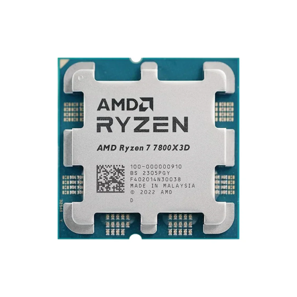 AMD Ryzen 7 7800X3D L3=96M 4.2GHz 8-Core 16-Thread R7 7800X3D Gaming Processor 120W 5NM DDR5 Socket AM5 No Fan