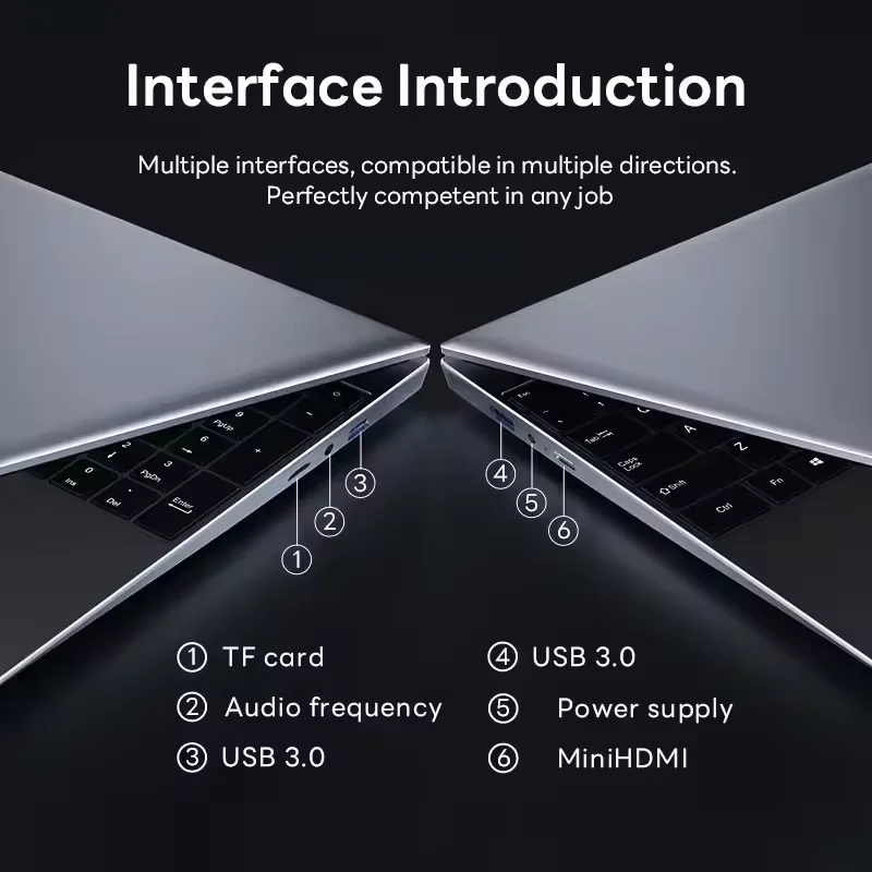 NEW Core i9-10980HK laptop 16GB RAM 1/2TB SSD Portable laptops 14.1-inch Windows 11 Por Notebook computer Office Gaming