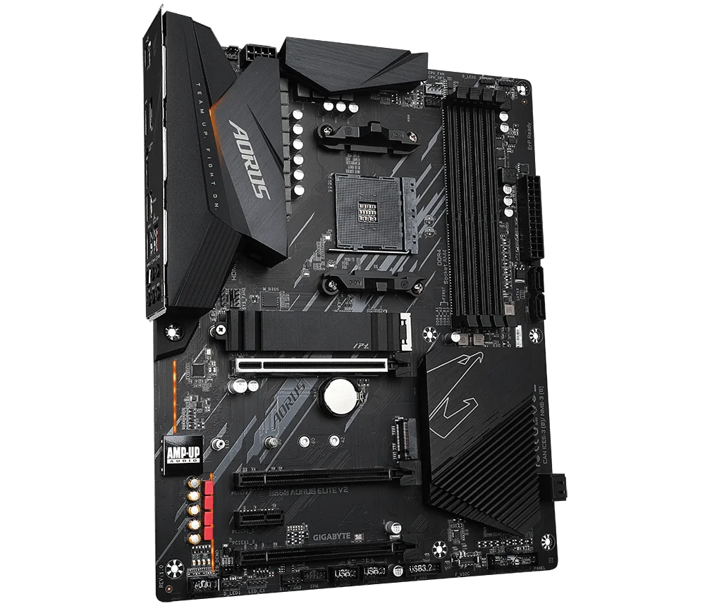 GIGABYTE B550 AORUS ELITE V2 AM4 motherboard ram ddr4 AMD B550 CPU compatible Ryzen 5 5600X/5500 7 5800X3D 7 5800X 9 5950X ATX