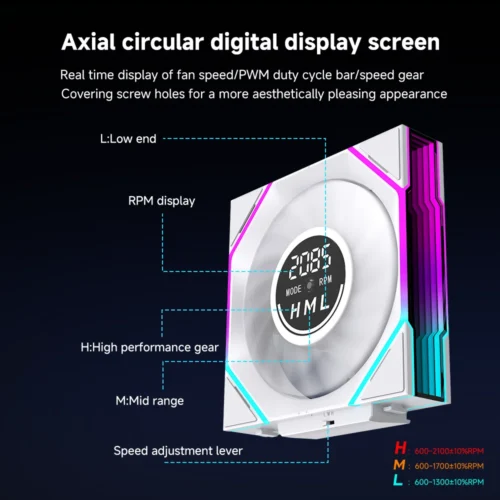 120mm ARGB Fan Daisy Chain 5V3pin ARGB Sync Water-Cooled Fan - Jungle Leopard Interstellar V4 1pc