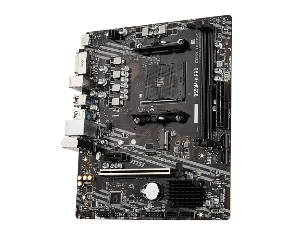 MSI B550M-A PRO AMD Gaming Motherboard AM4 DDR4 M.2 Supports Ryzen CPU R3 R5 R7 5000&3000 Series Desktop Computer Mainboard