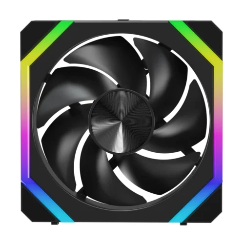 JUMPEAK CS120 ARGB Cooling Fan 240mm Modular Stackable Splicing PWM Silent 120mm RGB Fans For Gaming PC Case CPU Water Cooler