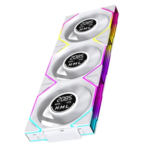 Jungle Leopard Interstellar V4 Digital Display Speed Control Infinite Mirror With Screen Ventilador UNI Fan