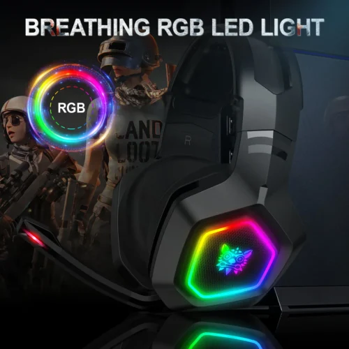 ONIKUMA K10 Wired Gaming Headset 3.5mm Wired Headset Noise Canceling Microphone Stereo Surround Sound Headset For PC PS5