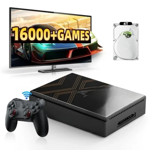 2026 Upgraded Kinhank Super Console X5 PRO with 16000+ Games,Retro Game Console Compatible with Most Emulators,Android 12.0 OS,8