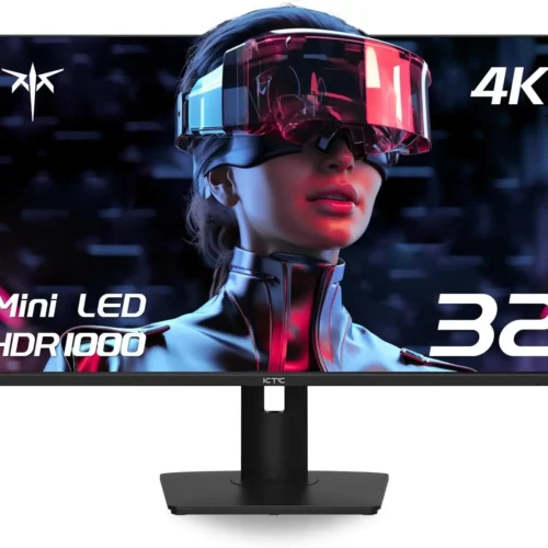 KTC 32 Inch 4K Mini LED Monitor, Fast IPS, HDR1000 144Hz 1ms MPRT Gaming Monitor,Type-C 45W