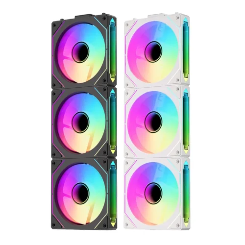 Coolcirc DL-1 120mm PC Case Fan 800-2000rpm PWM Hydro Bearing Silent 5V3Pin ARGB Water Cooler Magic Cableless Cooling Ventilator