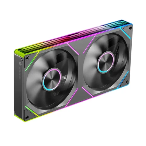 WJCOOLMAN StarLink Integrated Fan 120mm ARGB Infinite Mirror Divine Light Synchronous PWM Speed Control Computer Silent Case Fan