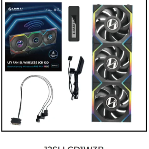 LIAN LI UNI FAN SL Wireless 120 Single Pack , Reverse Blade Triple Pack, LCD 120 Single Pack, Case fan, water cooled fan