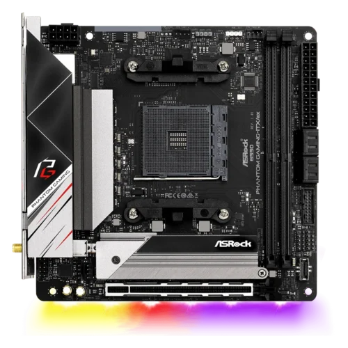 B550 Motherboard AM4 ASROCK B550 PHANTOM GAMING-ITX/AX Support CPU Ryzen 5 5600X 5600 7 5800X 9 5900X DDR4 M.2 Mini-ITXplaca mãe