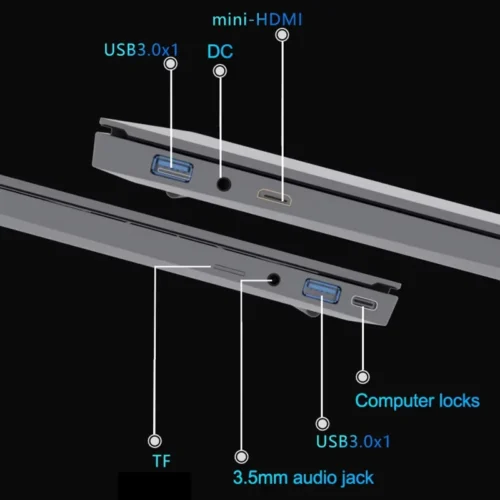 Windows 11 Pro 15.6" Ultra Slim Laptop intel Core i9-9900U 16GB RAM 1/2TB SSD Fingerprint Unlock Office game Backlight Laptop