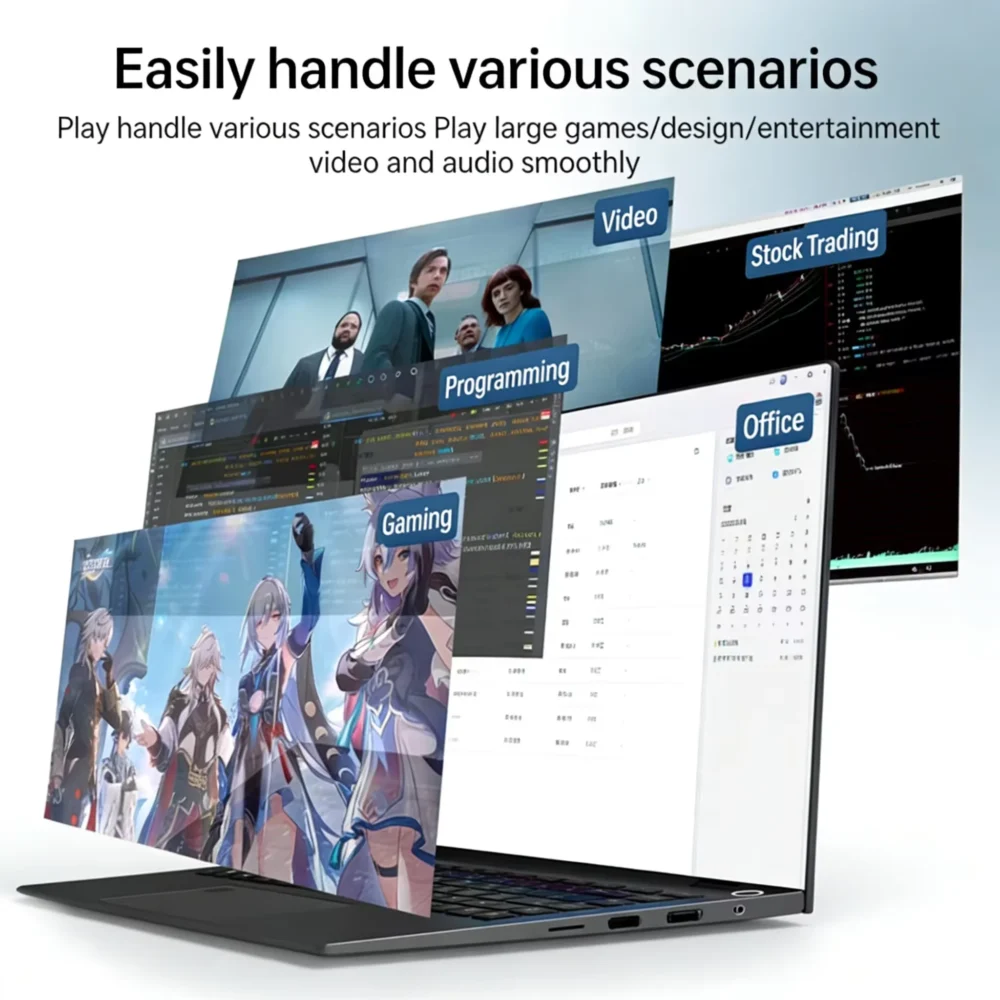 Core i9-10980HK Laptop 16GB RAM 1TB/2TB SSD Backlit Keyboard Fingerprint Unlocking Function Gaming and Business Dual Use Laptop